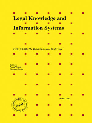 cover image of Legal Knowledge and Information Systems